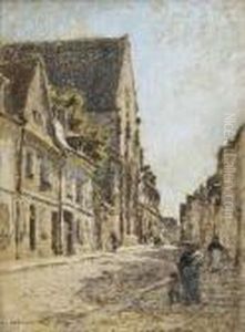 Rue A Bourgos by Leon Augustin Lhermitte