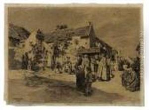 Procession A La Vierge De Mont-saint-pere