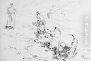 Gleaners by Leon Augustin Lhermitte