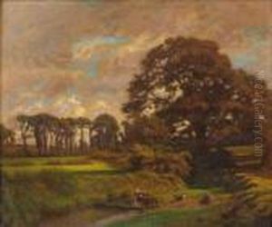 Les Lavandieres by Leon Augustin Lhermitte