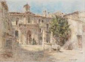The Chapel Of The Grey Nuns by Leon Augustin Lhermitte
