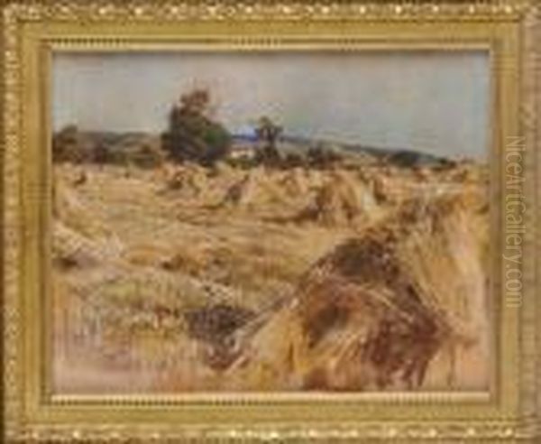 Gerbes En Tas, Plaine De Mezy - view 1