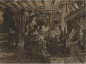 Couturieres by Leon Augustin Lhermitte