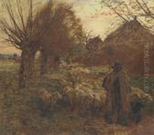 Le Berger Et Son Troupeau - view 1