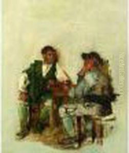 Les Contrebandiers Espagnols by Leon Augustin Lhermitte