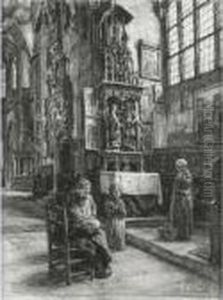 Interior Of Saint-laurent, Nuremberg Interior Of Saint-laurent, Nuremberg