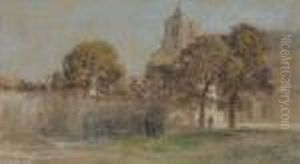 La Cathedrale De Bourges by Leon Augustin Lhermitte