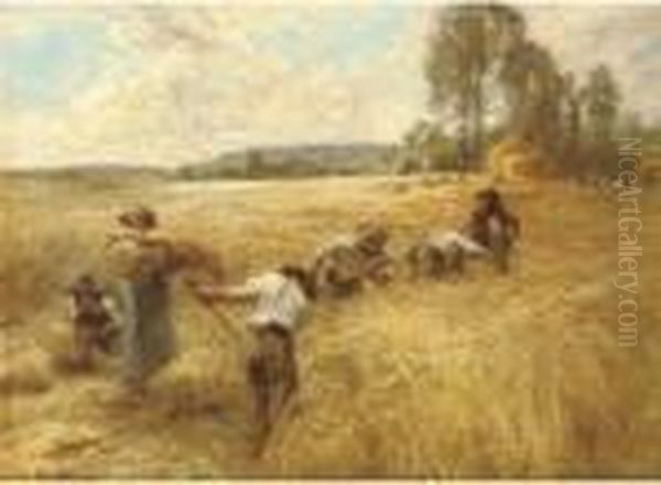 Grande Moisson Dans La Plaine - view 1