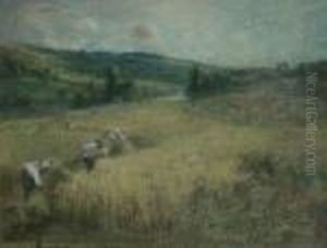 Les Moissonneurs by Leon Augustin Lhermitte