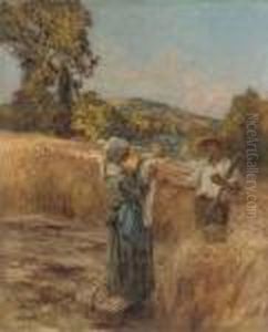 Le Repas Du Soir by Leon Augustin Lhermitte
