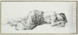 Paysanne Endormie by Leon Augustin Lhermitte
