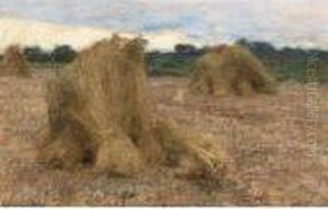 Les Gerbes De Bles by Leon Augustin Lhermitte