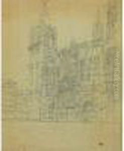 Etude Pour La Cathedrale De Rouen, Vers 1883