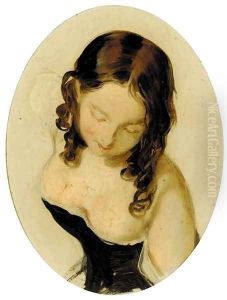 A young girl, a sketch