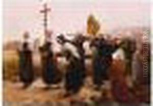Le Pardon De Ploumanac'h by Leon Augustin Lhermitte
