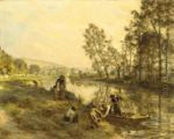 Pecheurs Sur La Marine - view 1