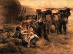 La Famille by Leon Augustin Lhermitte