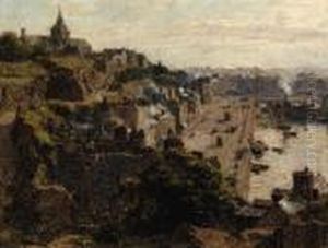 Granville, Le Matin (granville, Morning) by Leon Augustin Lhermitte
