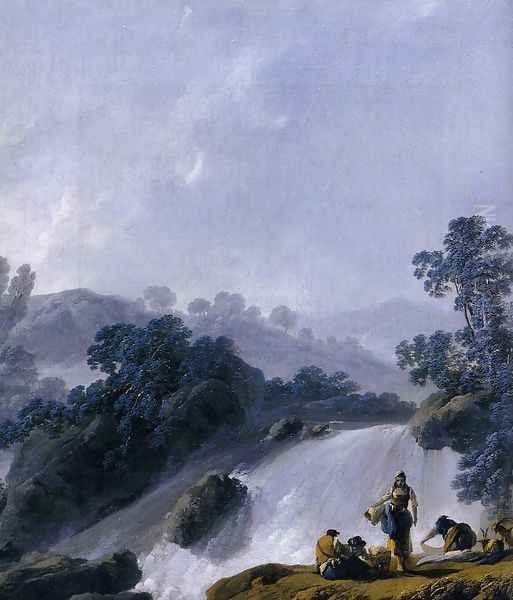 Landscape with Washerwomen (detail) - view 1