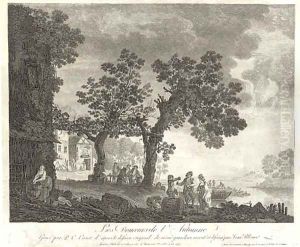 The Four Seasons by Jean-Baptiste Pillement