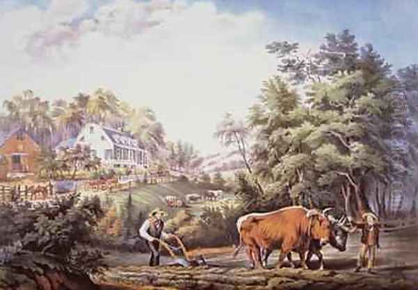 American Farm Scene, 1853 - view 1