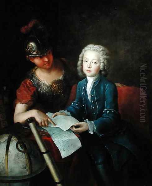 Jean-Philippe Baratier 1721-40 Presented to Minerva, 1735 - view 1