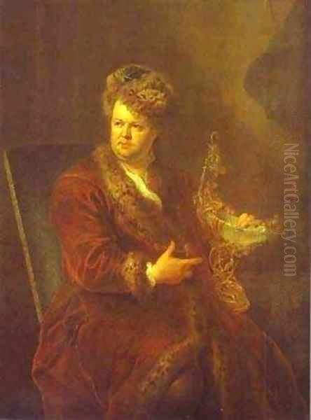 Portrait Of Johann Melhior Dinglinger 1721 - view 1