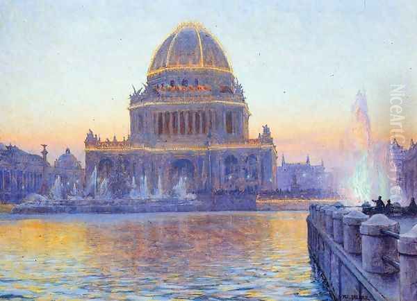 Twilight at the World's Columbian Exposition - view 1