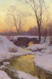 Snow-Bound Brook by Walter Launt Palmer