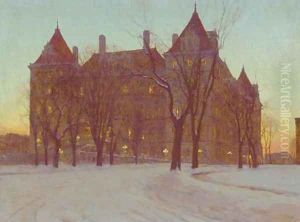 Albany State House by Walter Launt Palmer