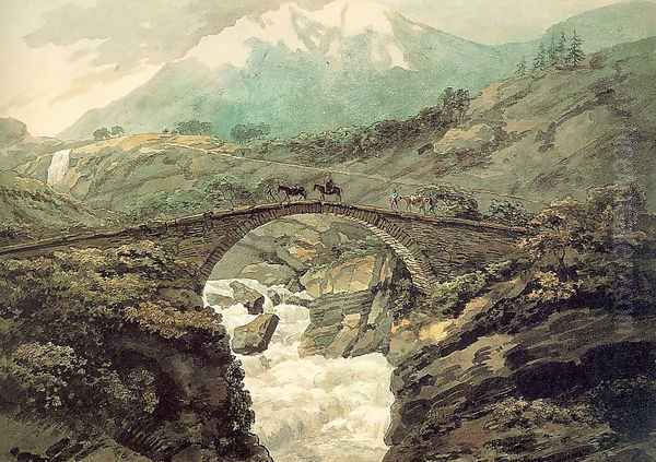 Bridge near Mount Grimsel 1770 - view 1