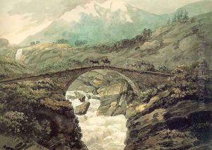 Bridge near Mount Grimsel 1770 by William Pars