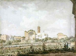 Temple of Venus and Rome, Rome, 1781 by William Pars
