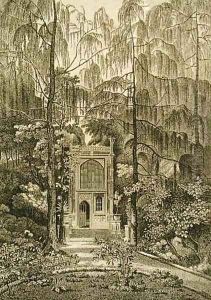 View of the Chapel in the Garden at Strawberry Hill, engraved by Godfrey, 1784 by William Pars