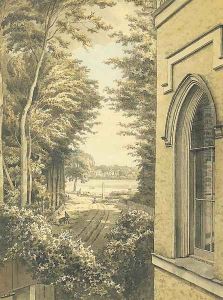 View of Twickenham and the River Thames from Strawberry Hill, London by William Pars