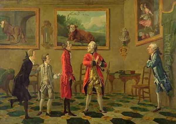 A Caricature Group in Florence, c.1760 - view 1