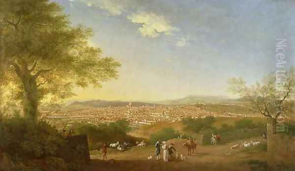 A Panoramic View of Florence from Bellosguardo, 1775 - view 1