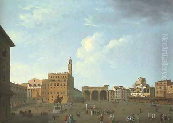 View of the Piazza della Signoria, Florence 2 - view 1