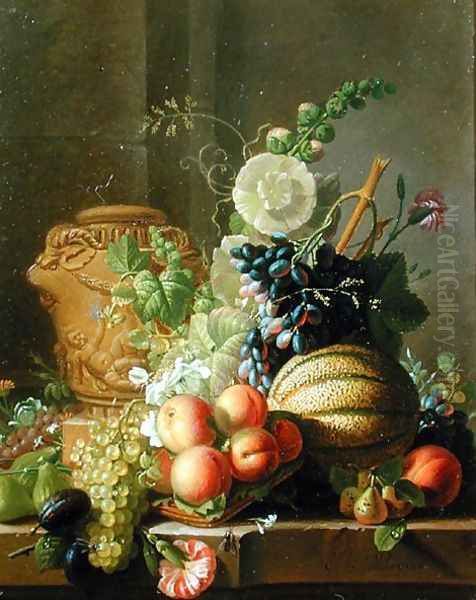 Still Life with Fruit on a Ledge - view 1