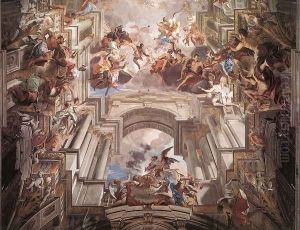 Allegory of the Jesuits' Missionary Work (detail-3) 1691-94