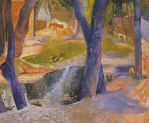 Bank of the Stream c. 1934 by Jeno Paizs Goebel