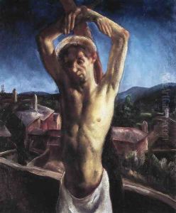 St. Sebastian 1927 by Jeno Paizs Goebel
