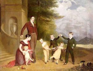 Portrait of George Granville Leveson-Gower and his Family by Thomas Phillips