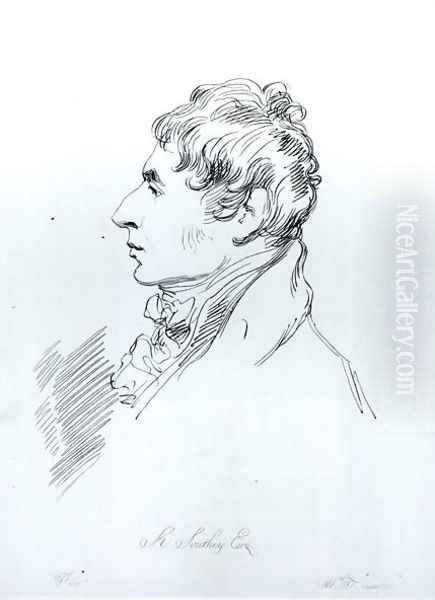 Portrait of Robert Southey 1774-1843 by Thomas Phillips