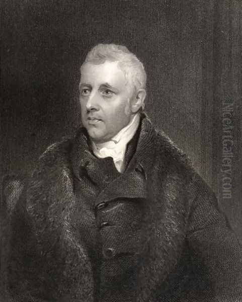 Dudley Ryder, 1st Earl of Harrowby, engraved by Henry Robinson 1796-1871, from National Portrait Gallery, volume IV, published c.1835 - view 1