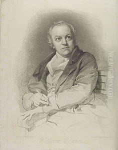 Portrait of William Blake, frontispiece from The Grave, A Poem by William Blake 1757-1827 engraved by Luigi Schiavonetti 1765-1810 1808 by Thomas Phillips