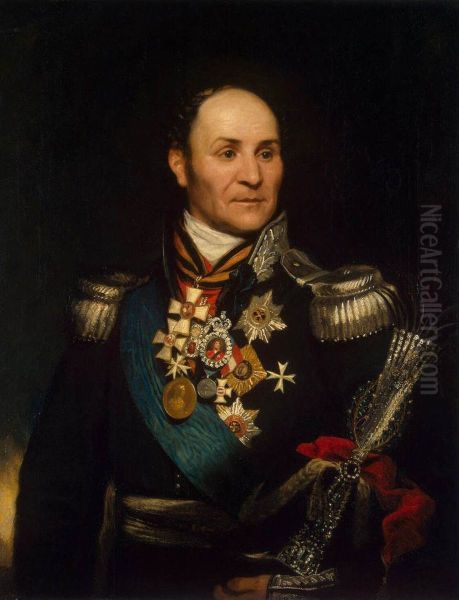 Portrait of Matvei Platov - view 1