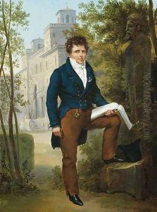 Portrait of Nicholas-Pierre Tiolier by Francois-Edouard Picot
