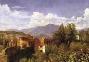 View from the Villa Medici by Francois-Edouard Picot