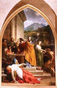 The Death of Sapphira, 1819 by Francois-Edouard Picot